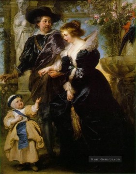 Rubens seine Frau Helena Fourment und ihr Sohn Peter Paul Barock Peter Paul Rubens Ölgemälde